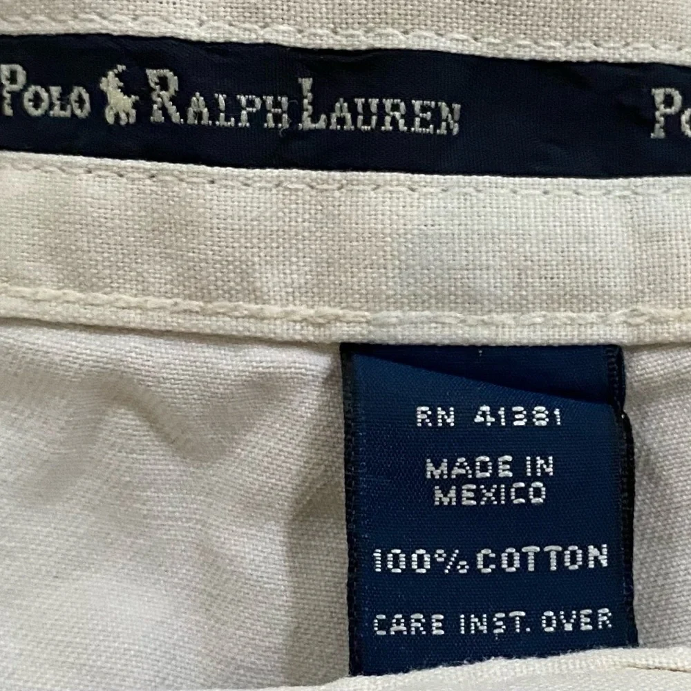 Polo‎ Ralph Lauren Men’s Sz 34 Lt Khaki Pleated Chino Shorts
